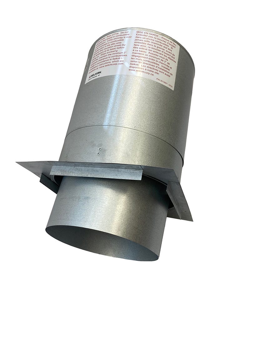 Chimney ceiling support 6 in.