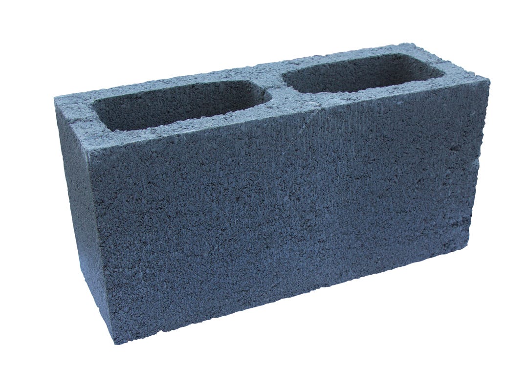 Cinder block - Hollow - 6 x 8 x 16
