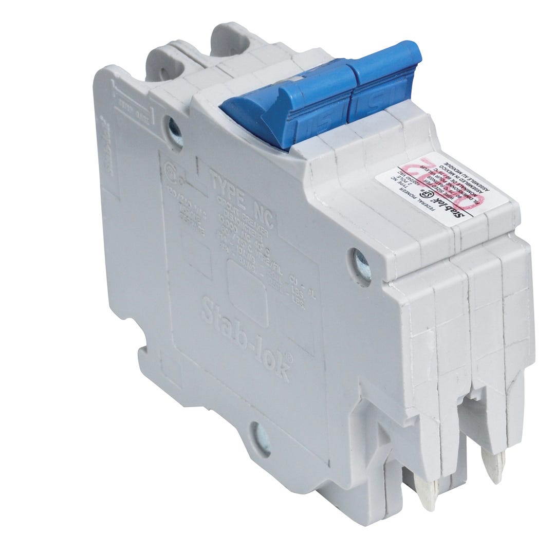 Circuit Breaker Double Pole Stab-Lok Plug-On