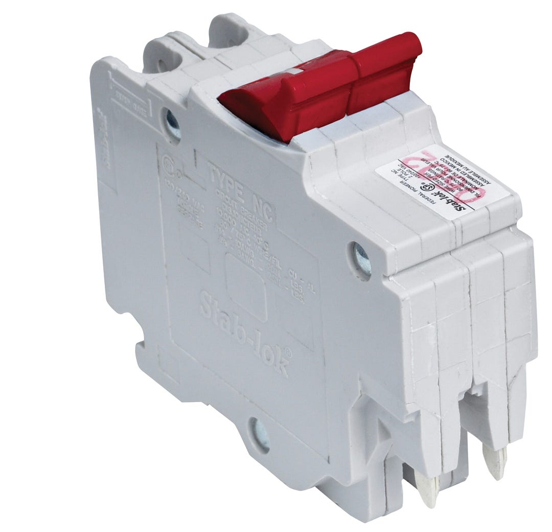 Circuit Breaker Double Pole Stab-Lok Plug-On