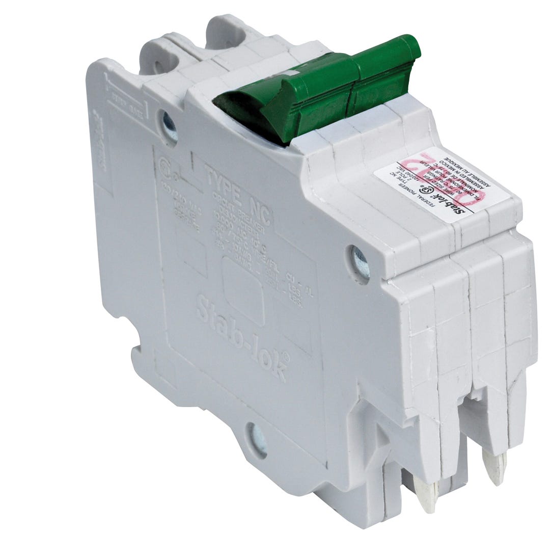 Circuit Breaker Double Pole Stab-Lok Plug-On