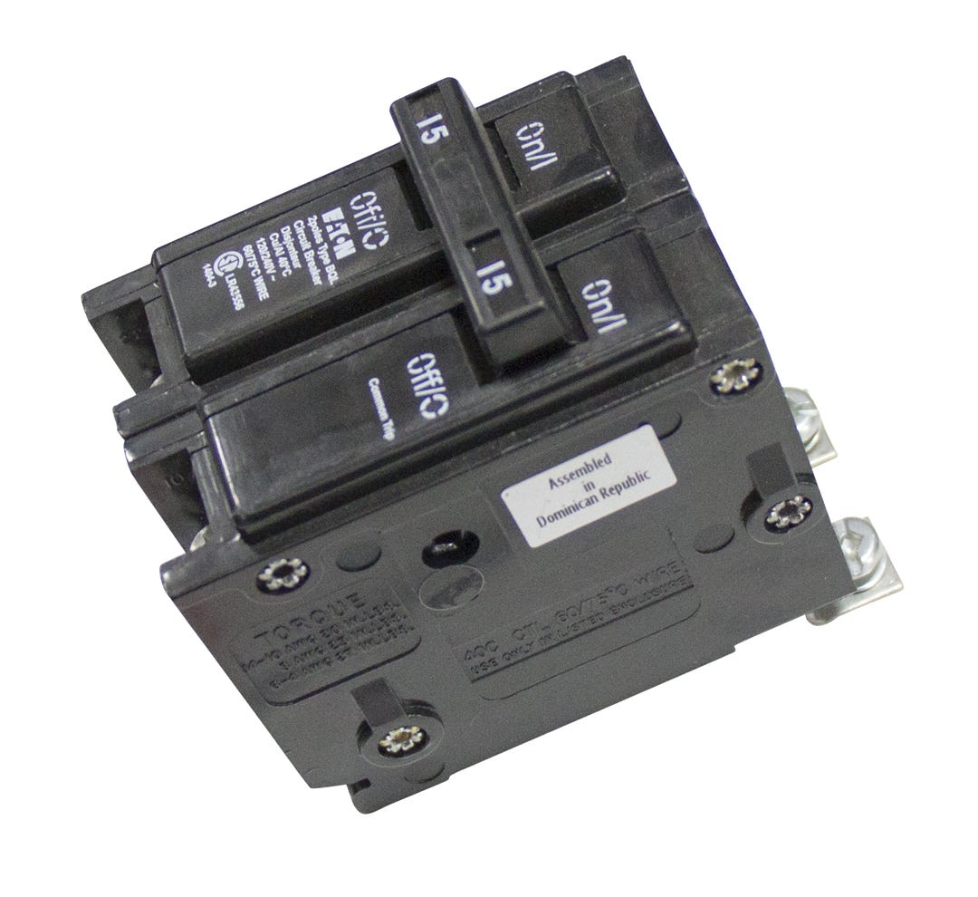 Circuit breaker double pole - type BQL