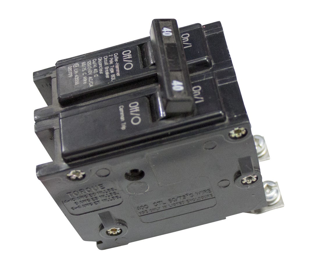 Circuit breaker double pole - type BQL