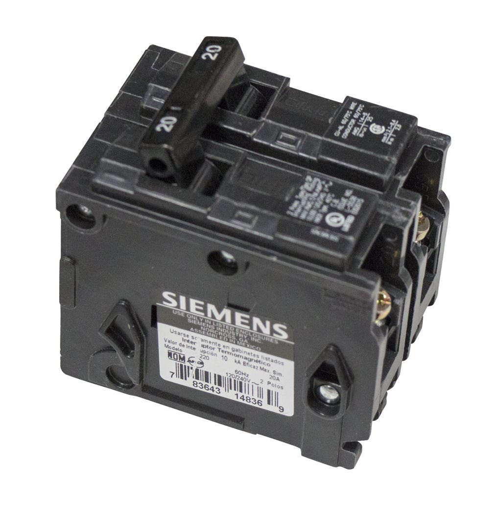 Circuit breaker ite 2 poles