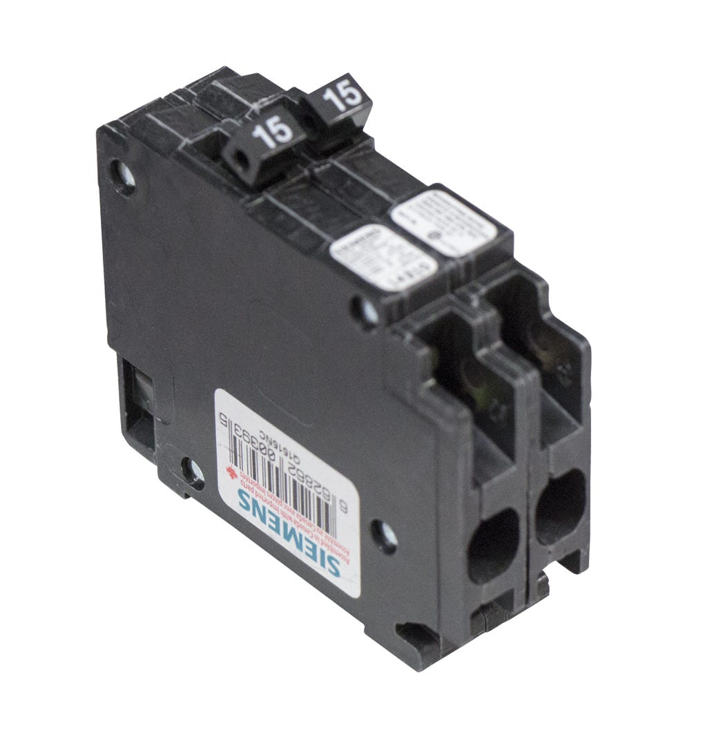 Circuit breaker ITE 2 x 1 pole twin