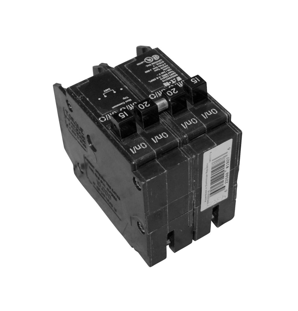 Circuit breaker quad circuit