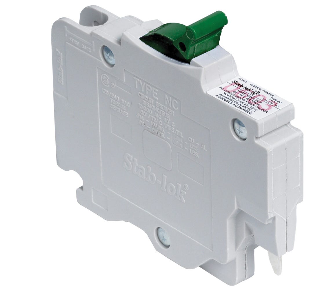 Circuit Breaker Single Pole Stab-Lok Plug-On