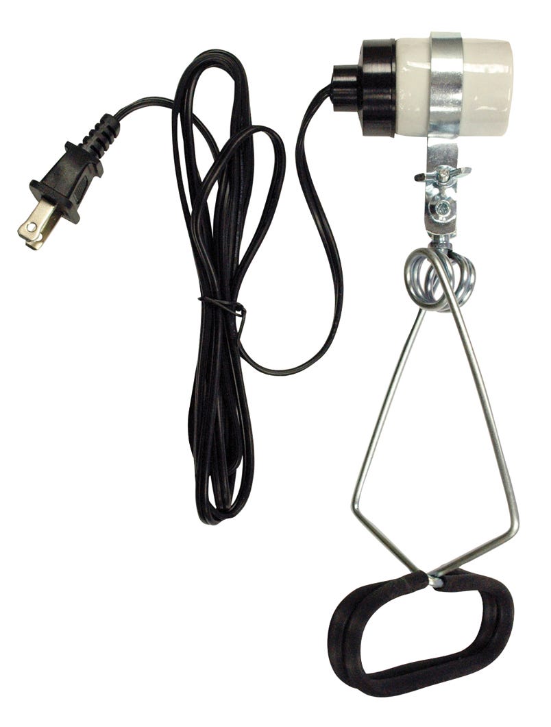 Clamp Lamp Porcelain