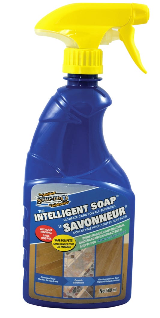 Intelligent soap cleaner for all surfaces