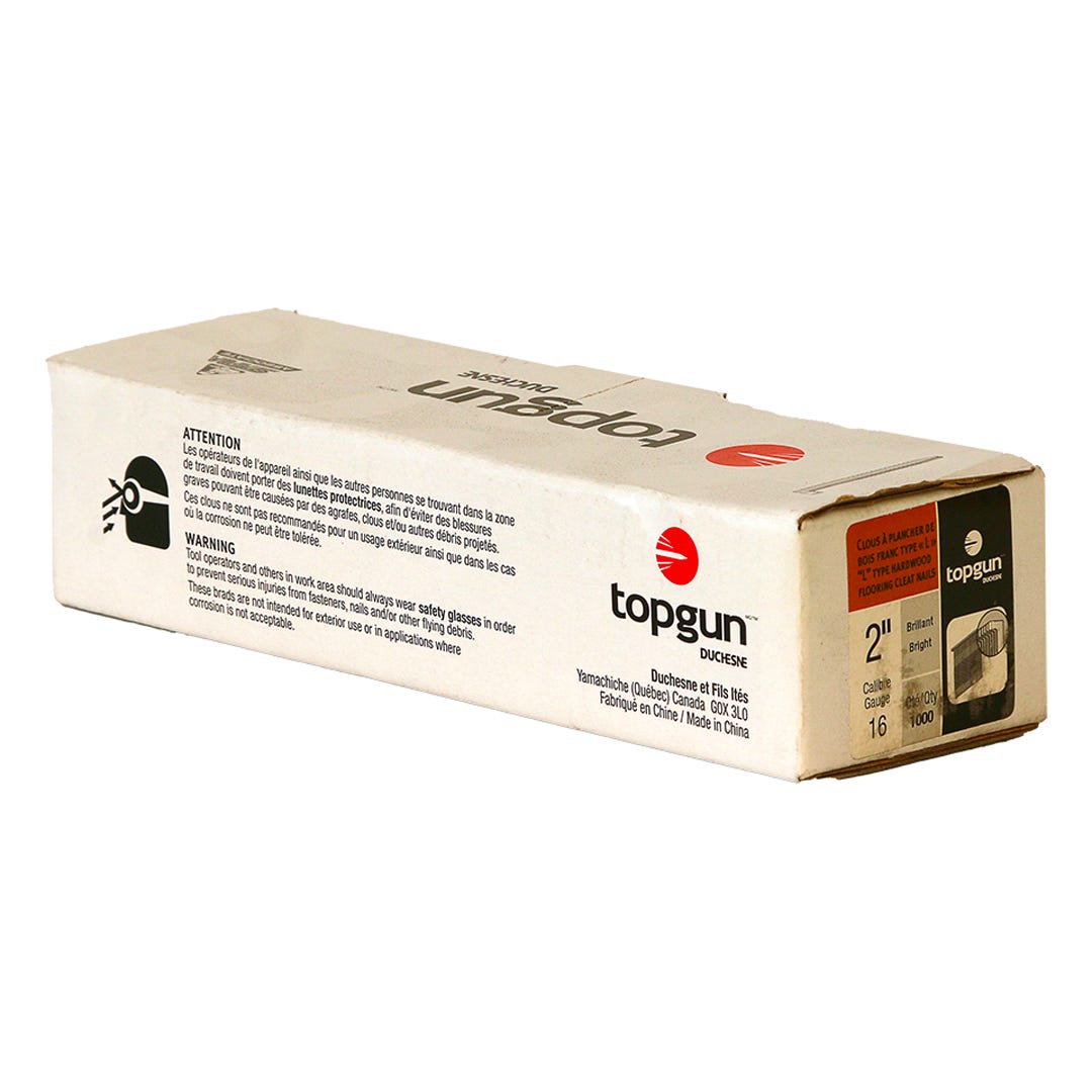 Cleat Nail for Hardwood Flooring Type L, 2 in., 1000/box