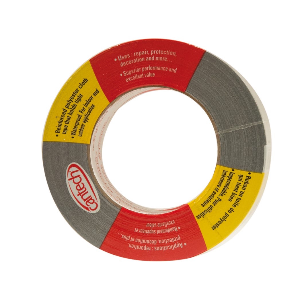 Cloth Tape Water Resistant for Ducts, 48 mm X 55 M