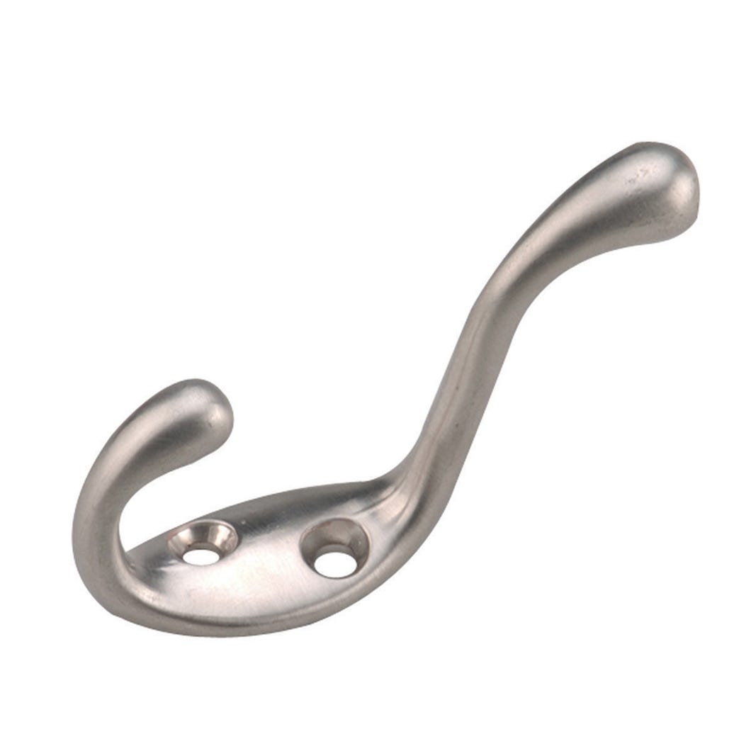 3 1/2-in. Heavy Duty Coat Hook, Nickel