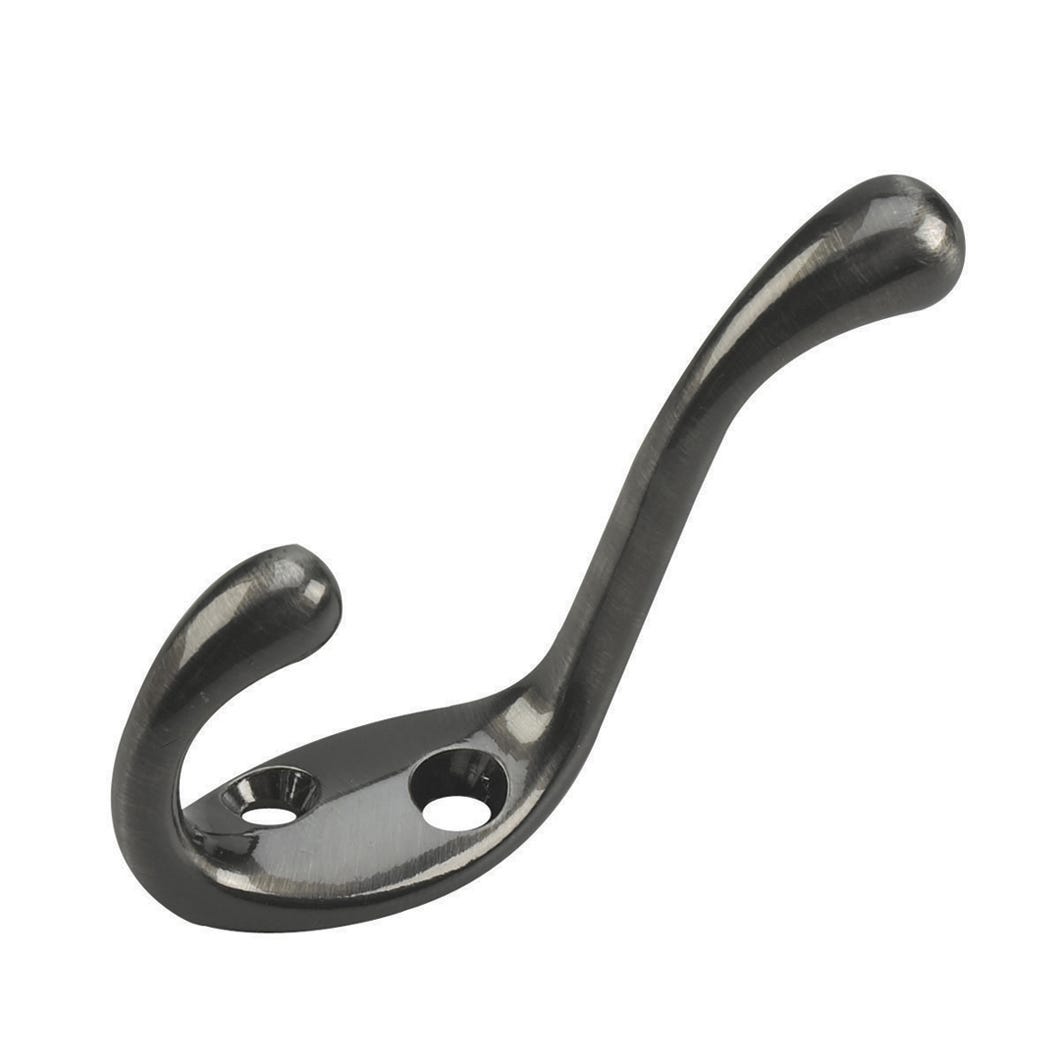 3 1/2-in. Heavy Duty Coat Hook, Antique Nickel
