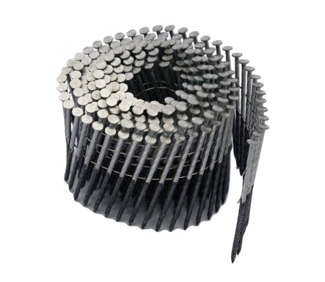 Coil Collated Nails 15°, 0.120-in. X 3-1/4 in., 2700/box