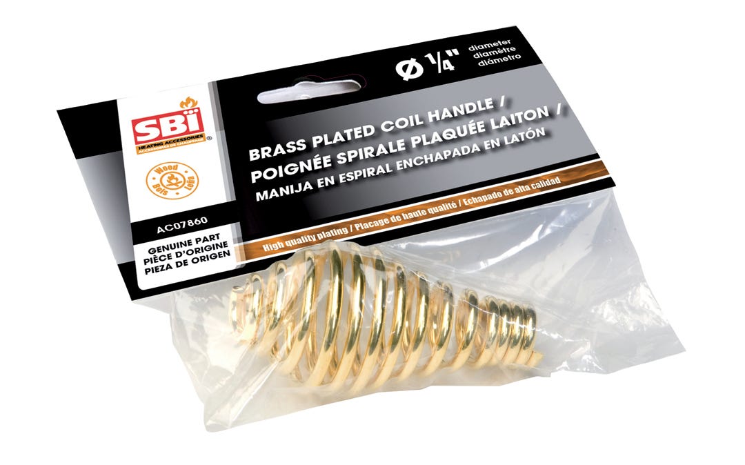 Coil Handle for Wood Stove, 1/2-in.