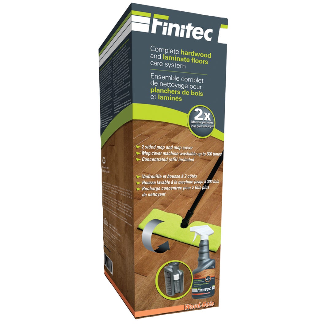 Complete care cleaning system for hardwood / laminate floors