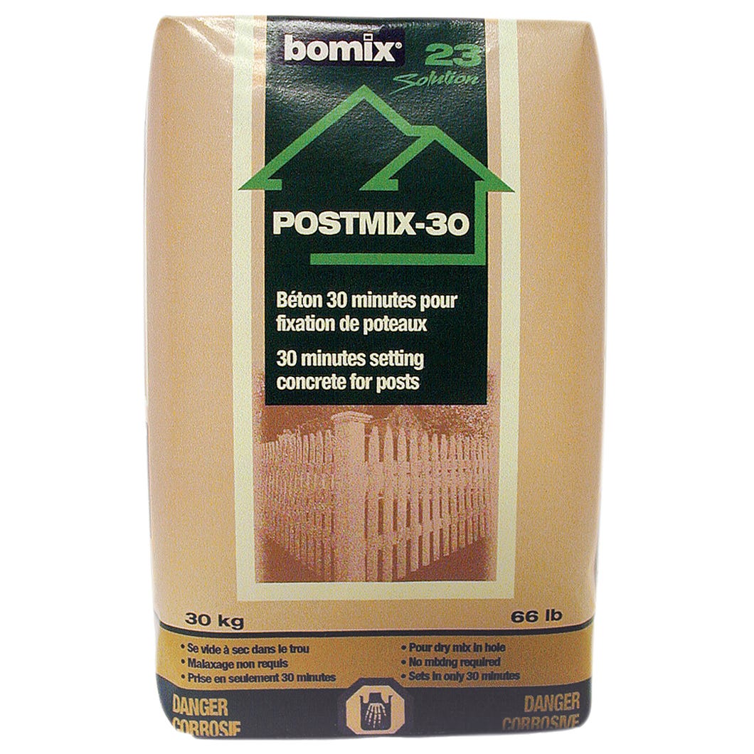 Concrete for Posts, Quick Curing 30 Minute