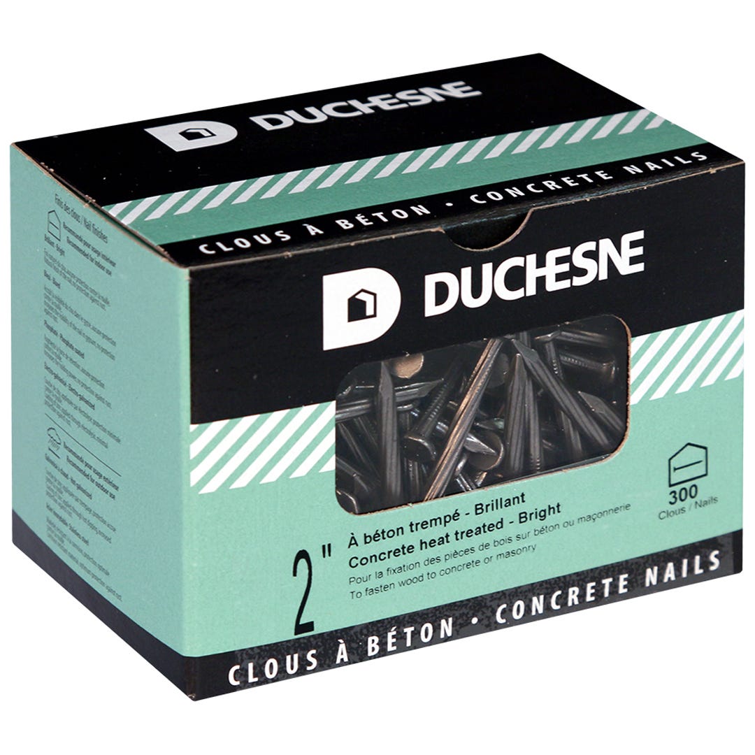 Concrete Heat-Treated Nails, 2 in., 300/Box