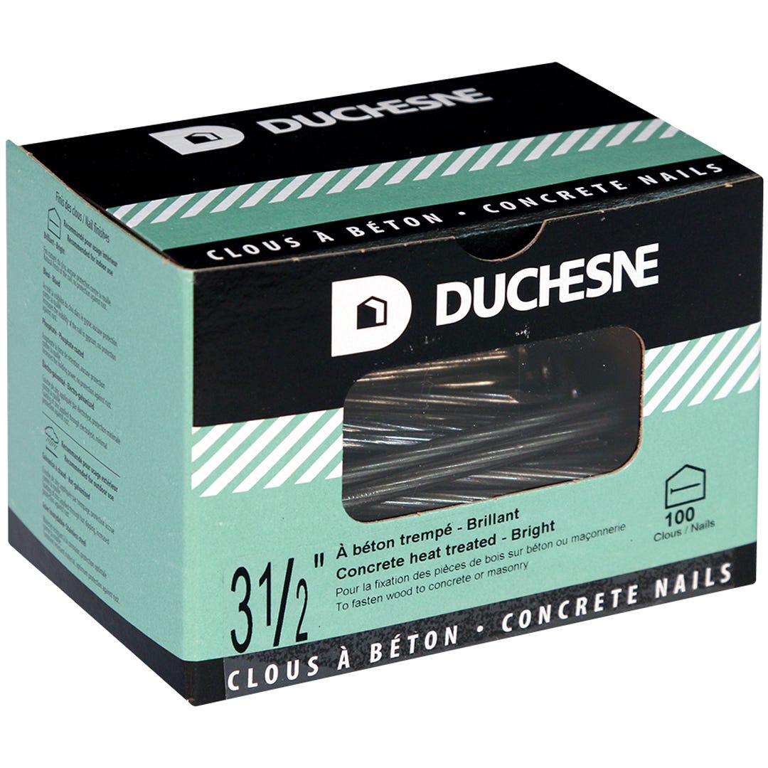 Concrete Heat-Treated Nails, 3-1/2 in., 100/Box