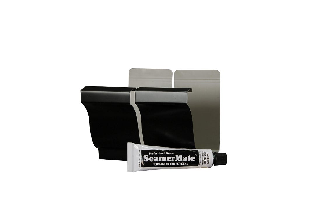 Connector aluminum for gutter
