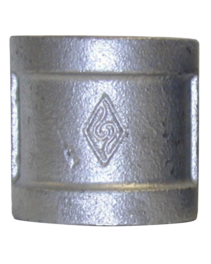 Connector Coupling, Galvanized Malleable Iron, Lead-Free, 1 1/2-in.