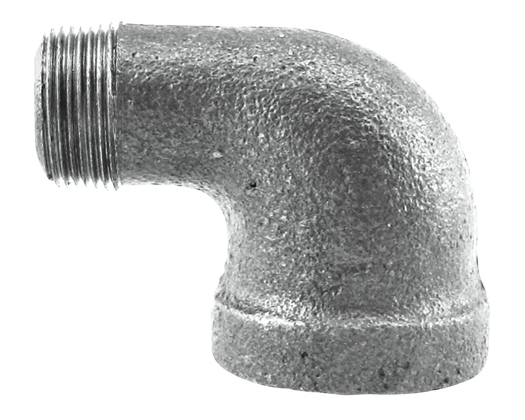 Galvanized Malleable Iron Connector 90° Street Elbow, M X F, 3/8-in.