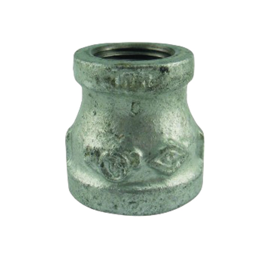 Galvanized Malleable Iron Connector Reducing Coupling, 1/2-in. X 1/8-in.