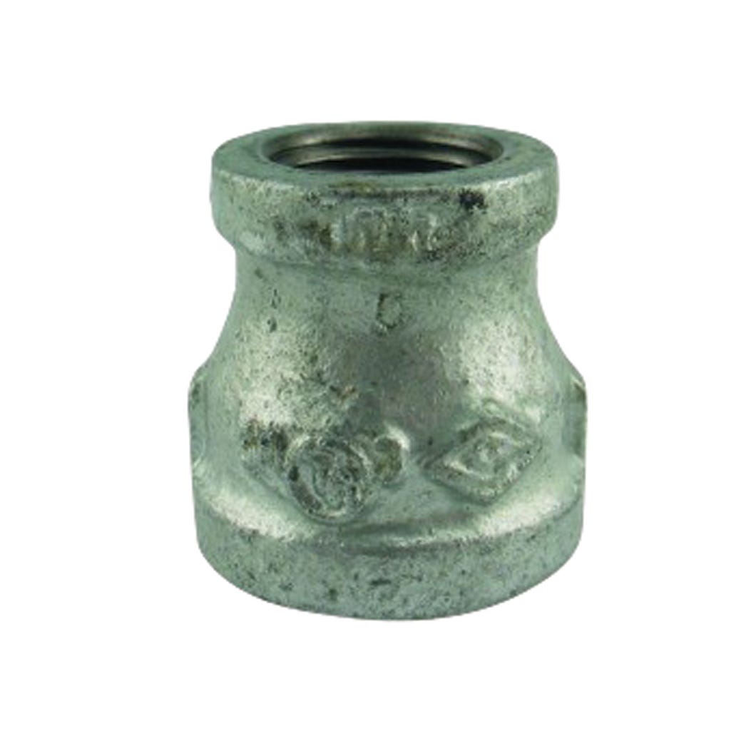 Galvanized Malleable Iron Connector Reducing Coupling, 3/4-in. X 3/8-in.