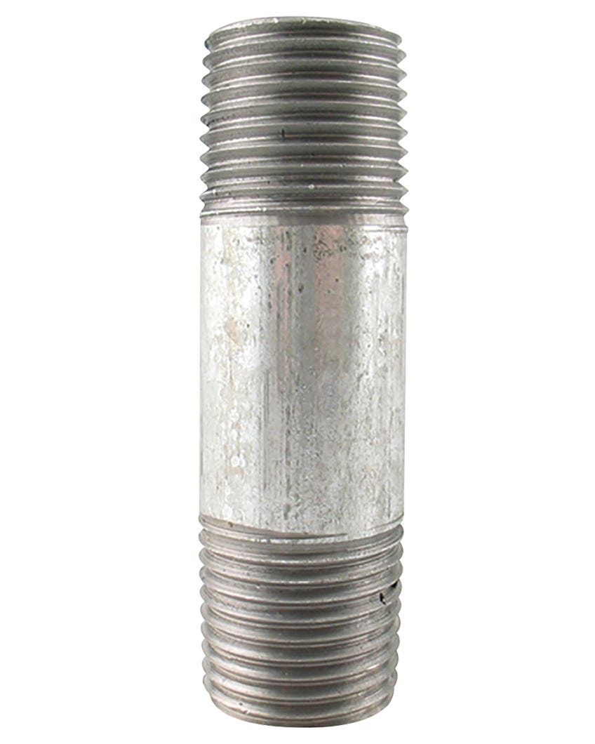 Galvanized Connector Nipple, 1/2-in. X 5-in.