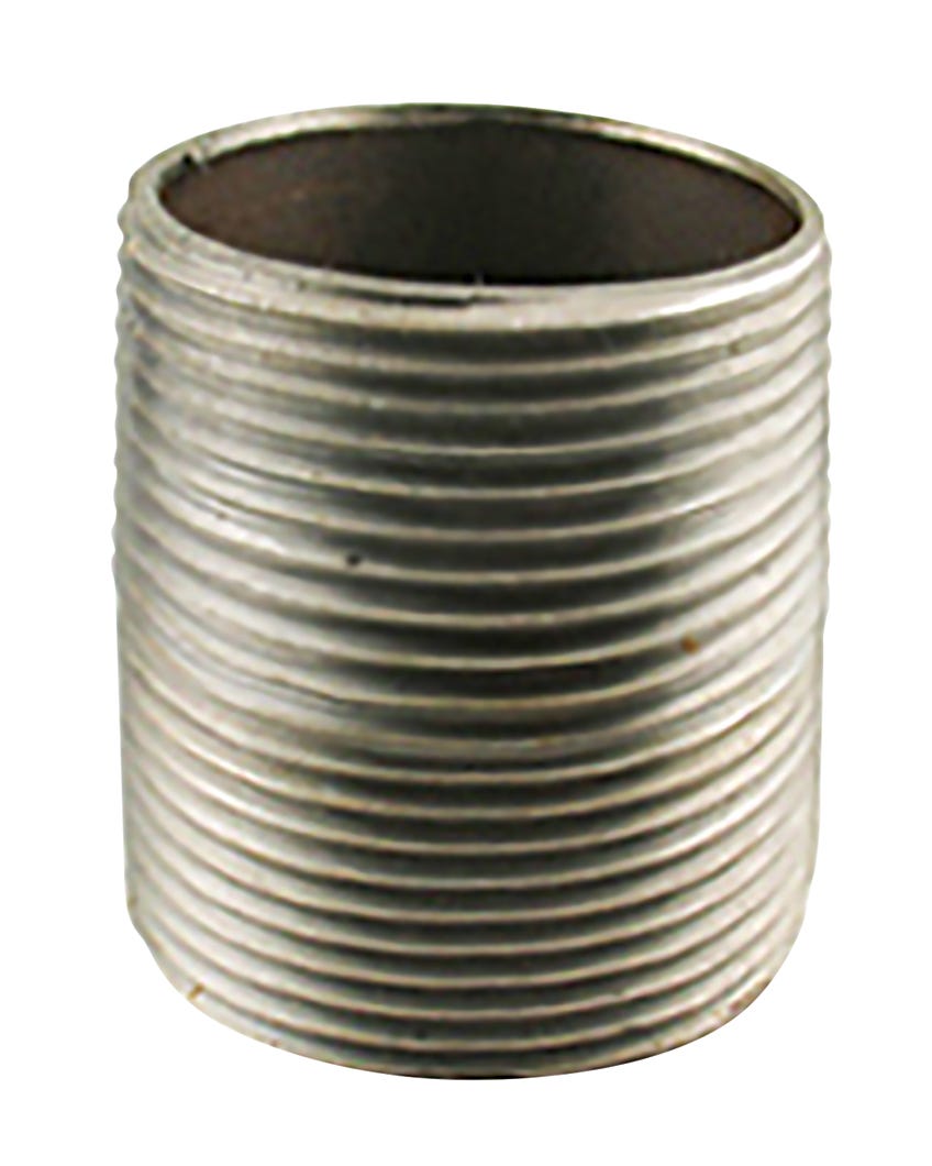Galvanized Connector Nipple, Close, 1 1/2-in.