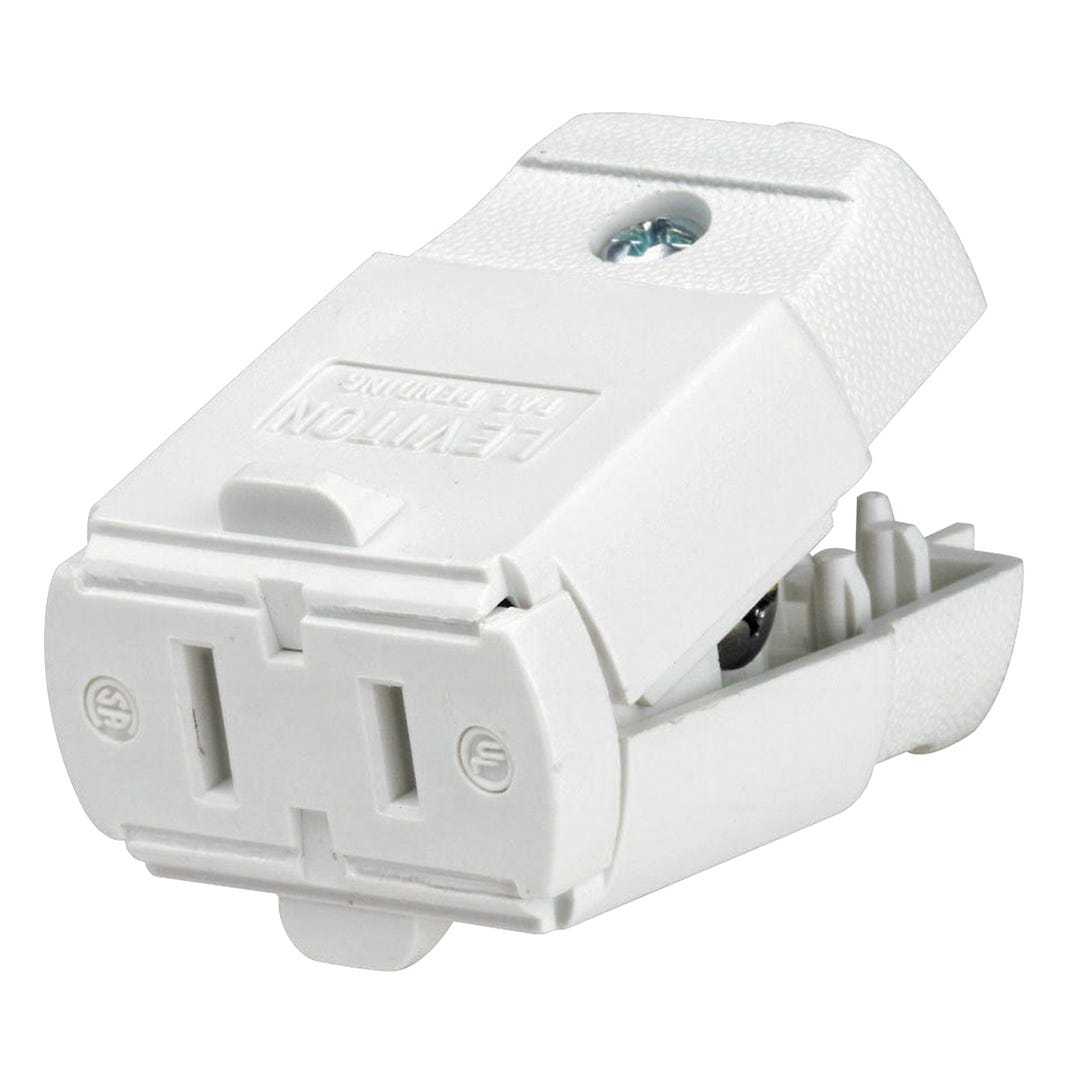 Connector non-grounding female - rubber