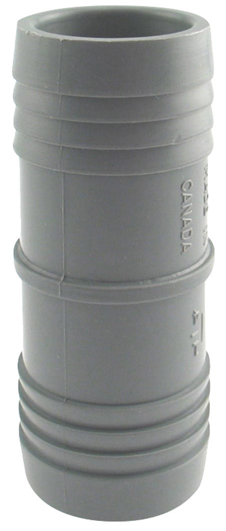 Connector Polypropylene Insert Coupling, 1 1/4-in. INS X 1 1/4-in. INS