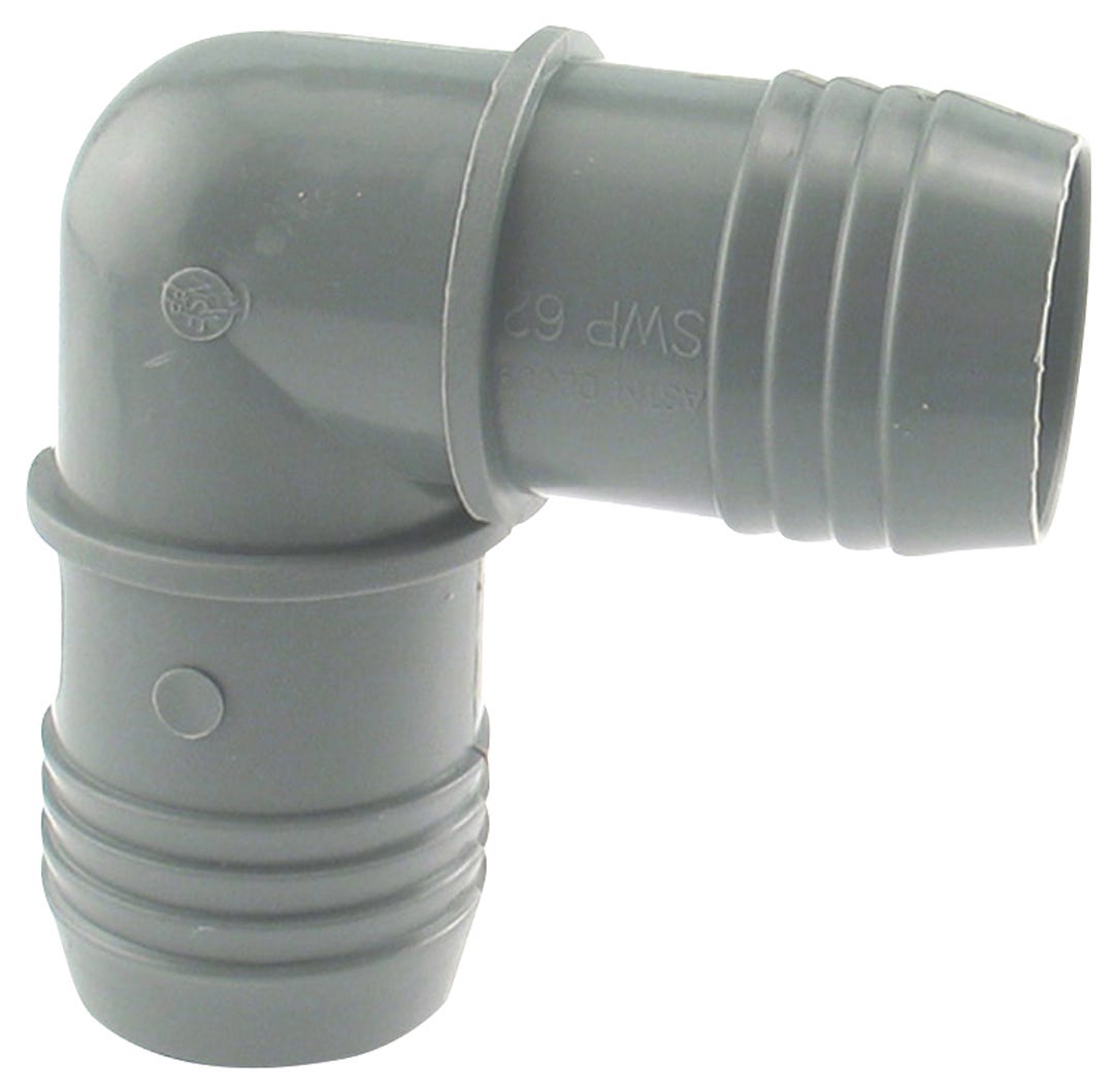 Connector Polypropylene Insert Elbow, 1 1/2-in. INS X 1 1/2-in. INS