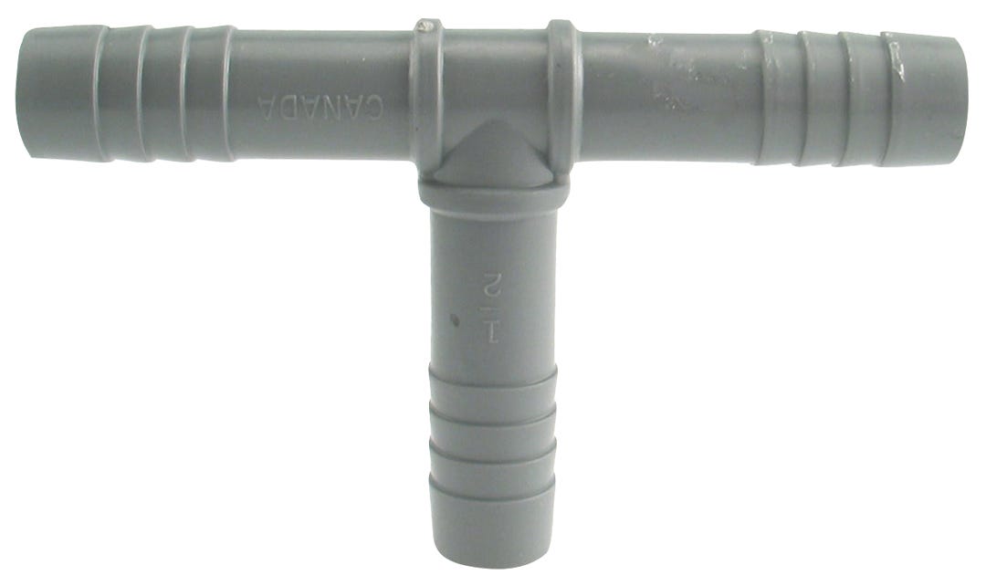 Connector Polypropylene Insert Tee, 1/2-in. INS X 1/2-in. INS X 1/2-in. INS
