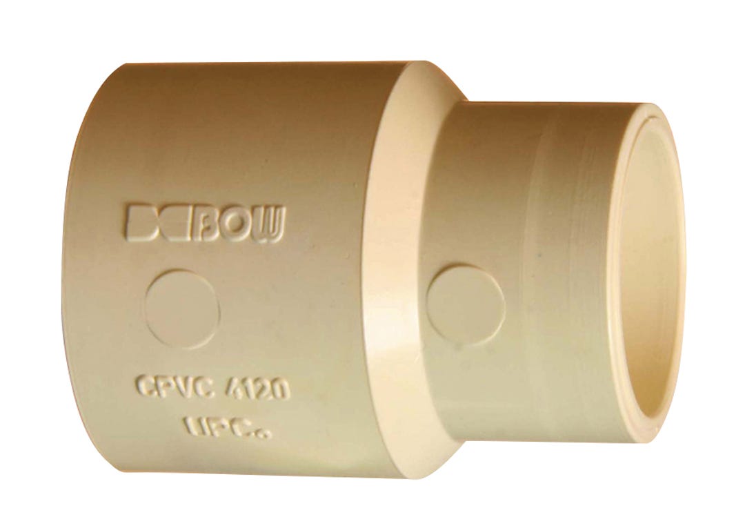 Connector Sleeve F X F, CPVC, 3/4-in. X 1/2-in.