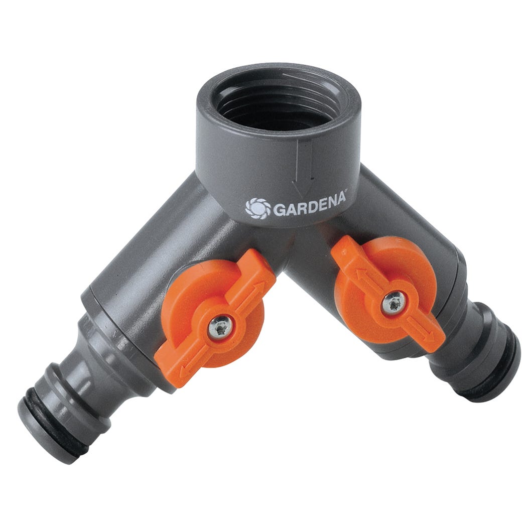 Gardena Two-Way Tap Connector