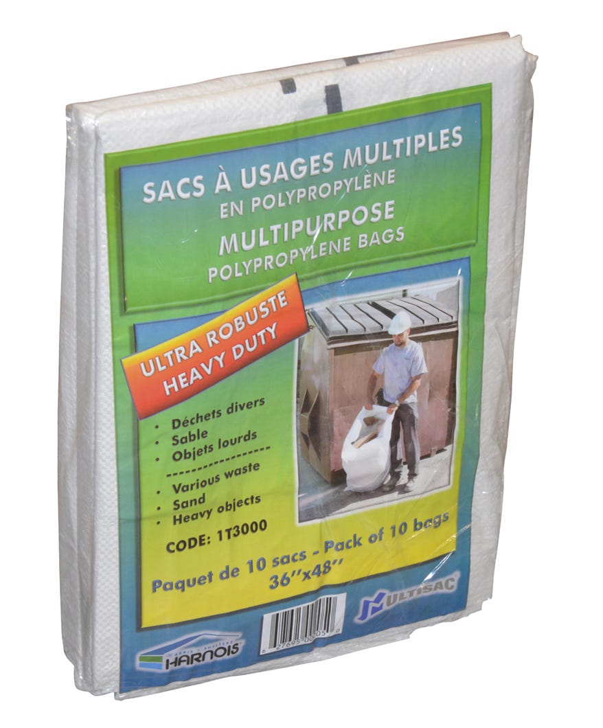 CONSTRUCTION GARBAGE BAGS SUPER HEAVY DUTY