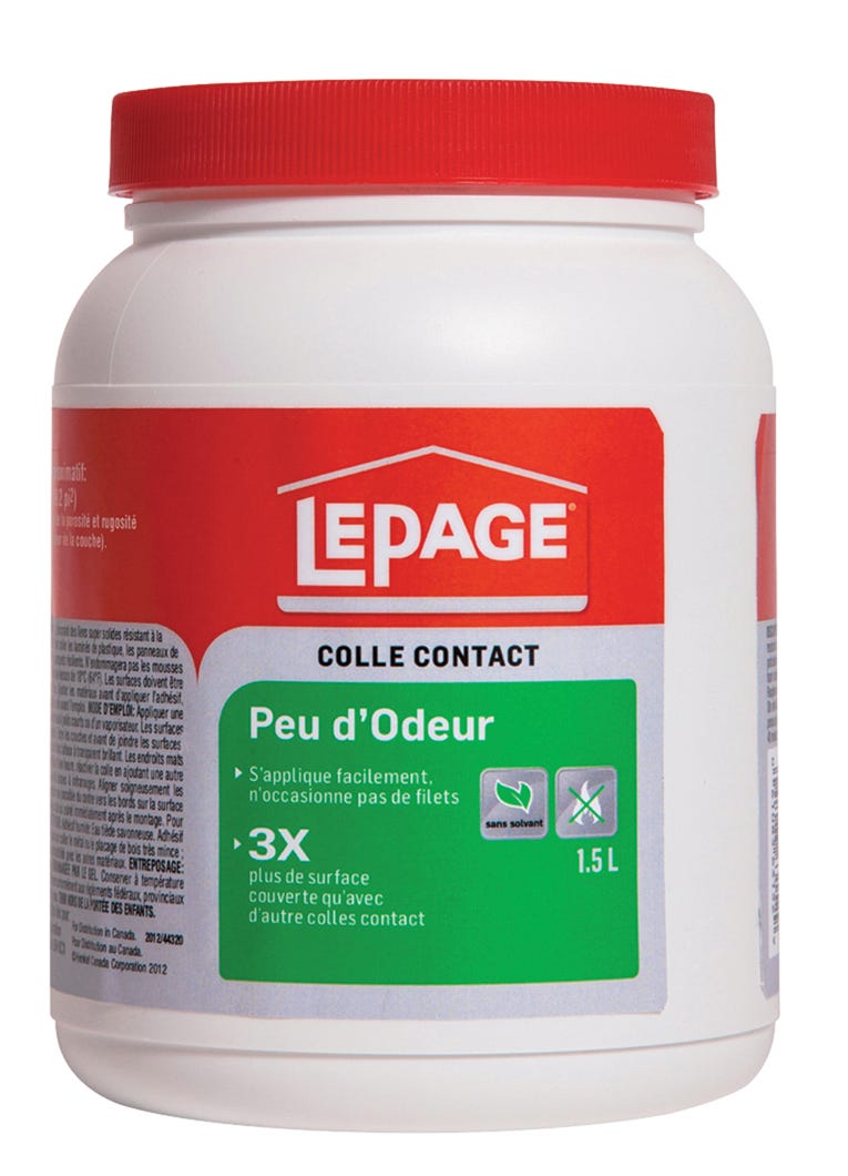 Contact Cement Water-Based, Solvent Free, 1.5L