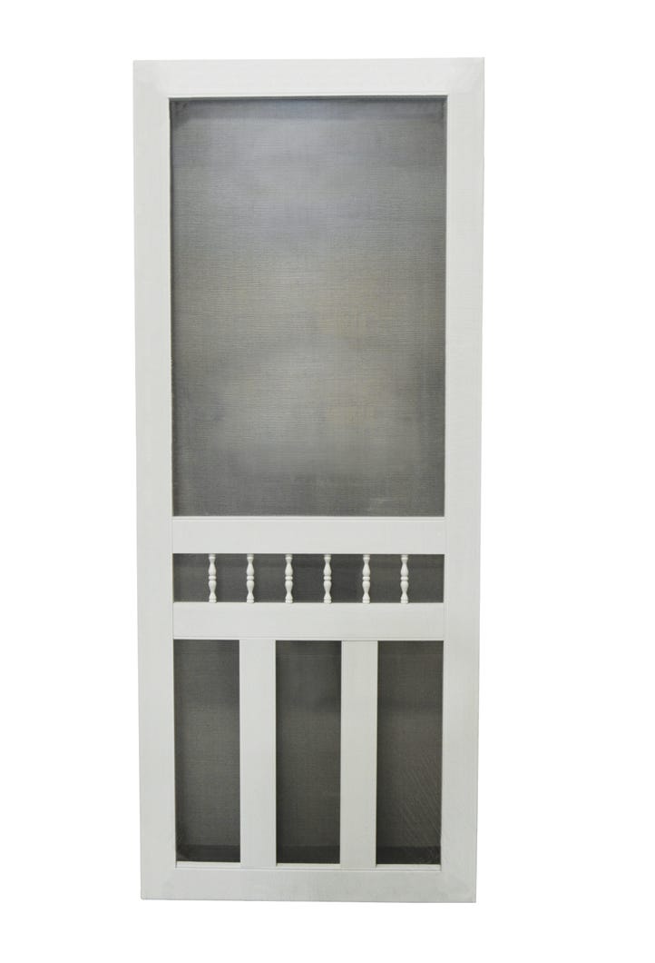 Contemporary screen door t,  pvc