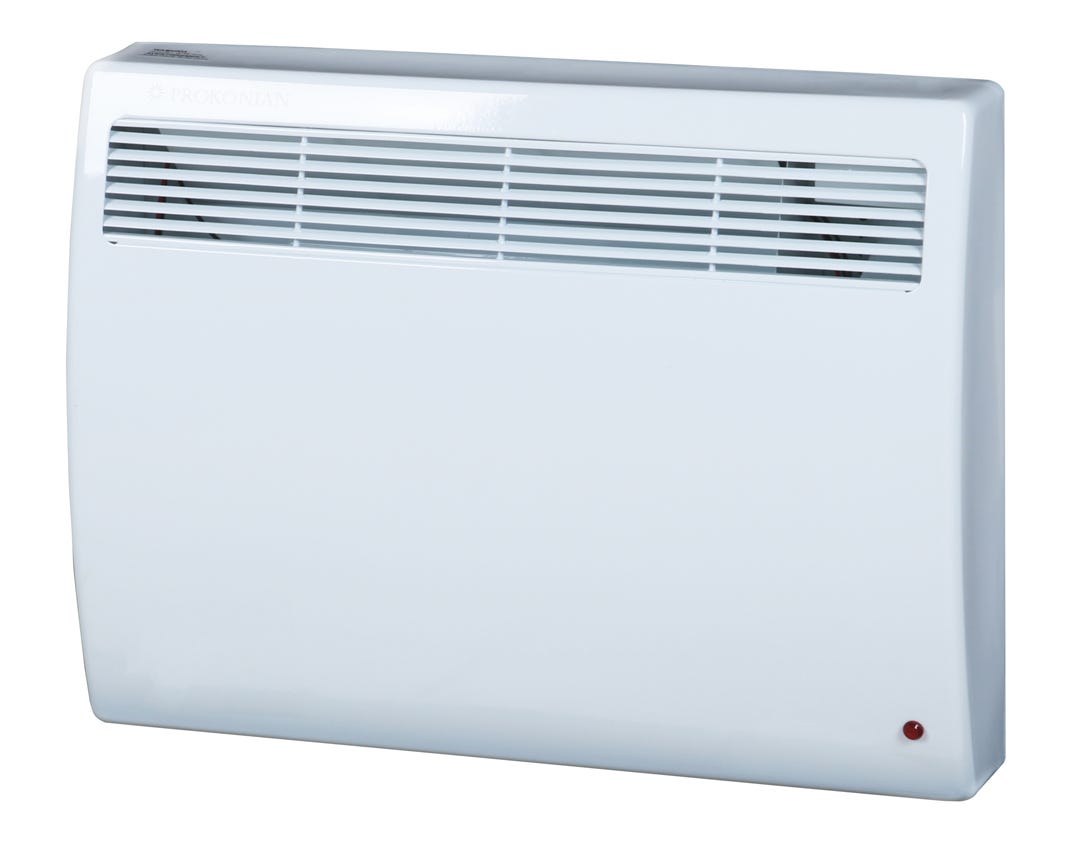 PROKONIAN Convector Without Thermostat, 17 7/16 in., 1500W, White