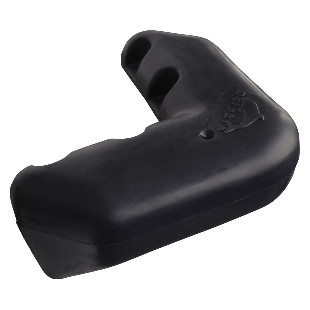Dock Edge Corner Bumper, Black, 10-in. X 10-in.