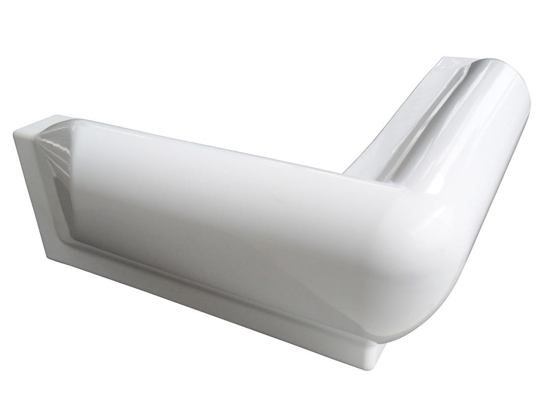 Dock Edge Dock Guard Dock Bumper, White, 12-in.