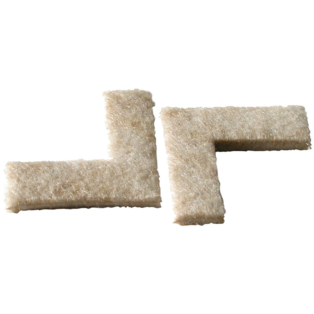 Corner Felt Furniture Swivel Glide Self-Ashesive