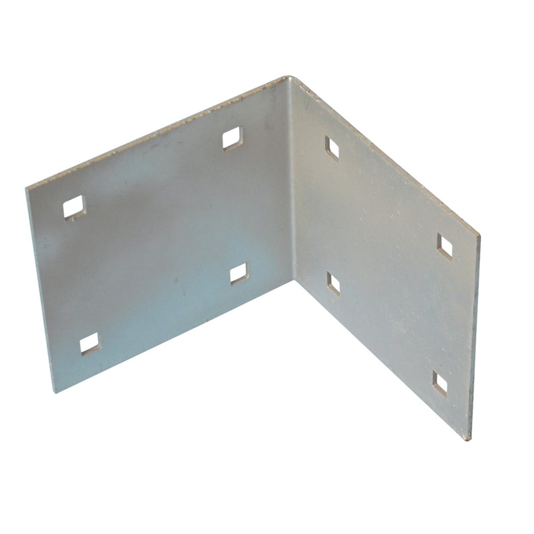 Dock Edge Stationary Inside Corner, Galvanized Steel