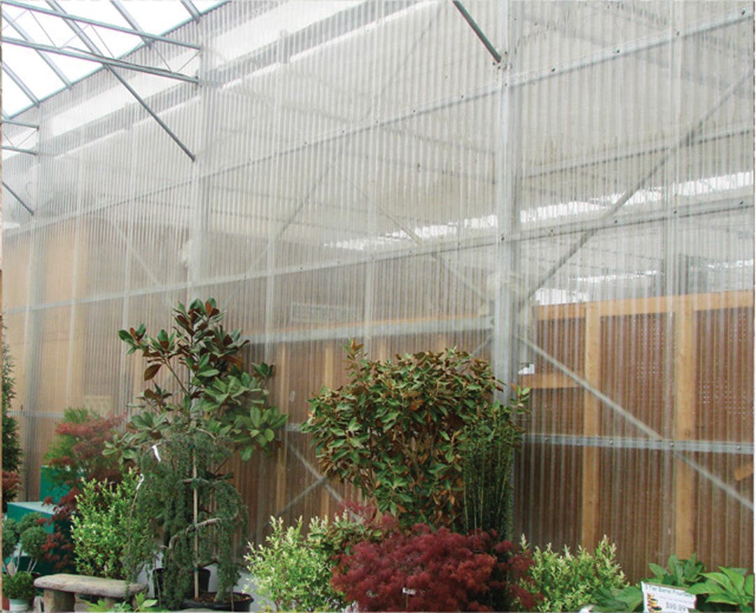 Corrugated PVC panel
