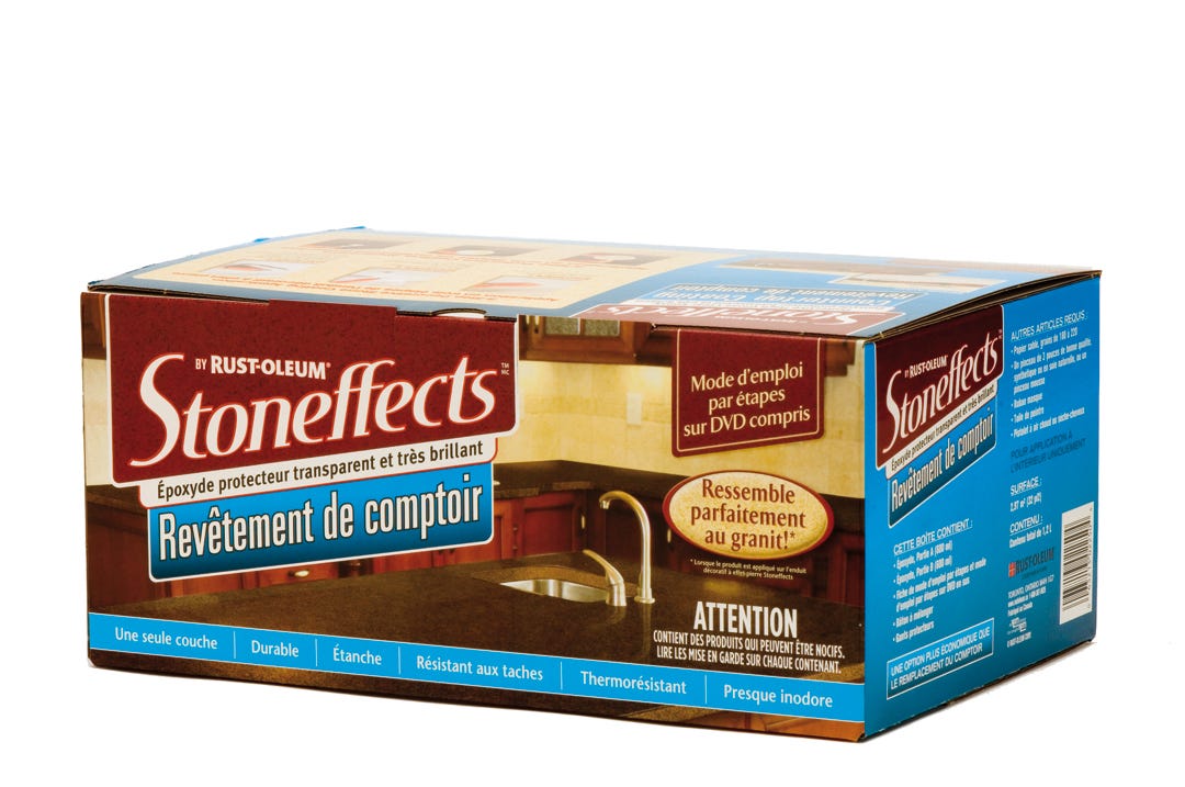 Countertop coating kit protective high gloss clear epoxy