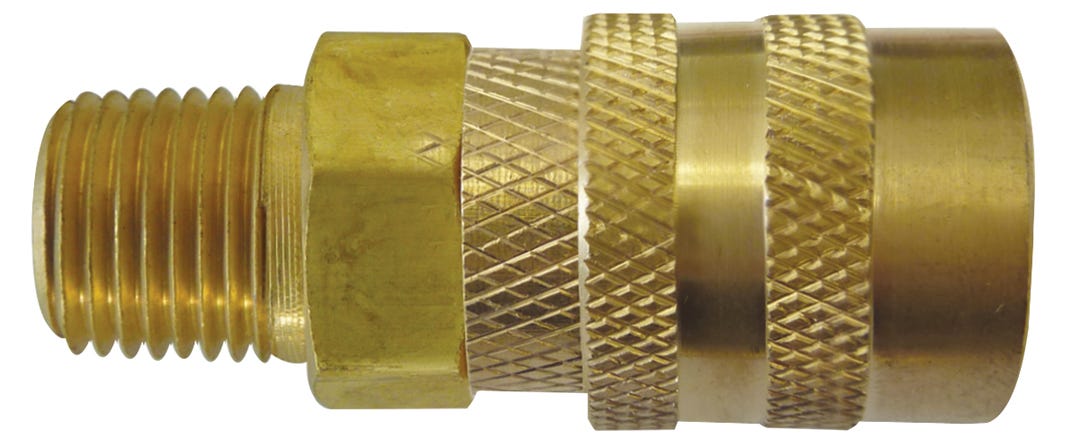 Coupler Industrial, 1/4 Male, NPT