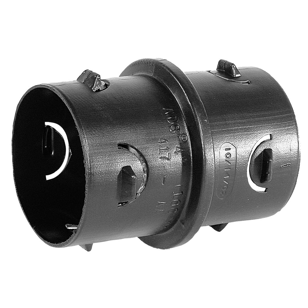 Flexible Drain Coupling, Internal Snap Coupling, 4 in.