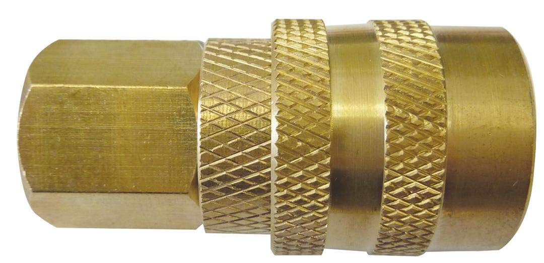 Coupler Plug Industrial, 1/4 Female, NPT