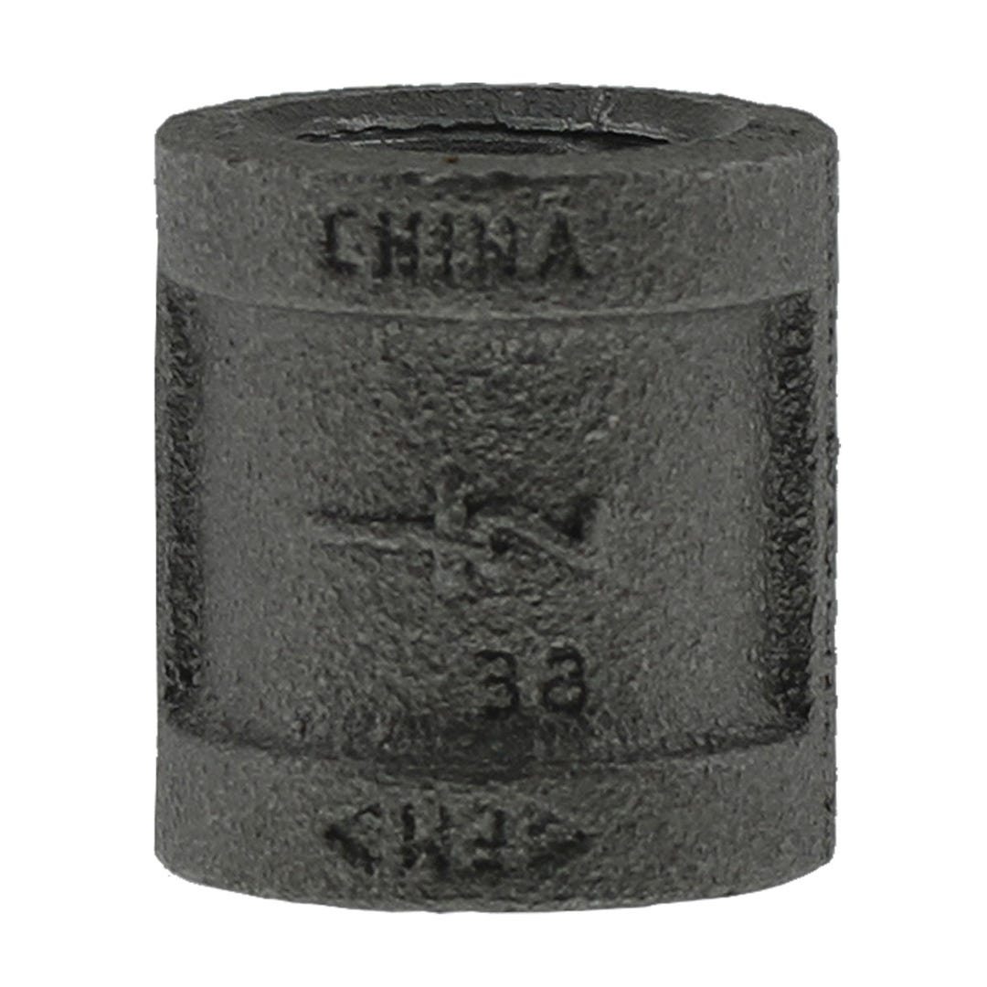 Black Thread Coupling, Steel, 1/2-in. X 1/2-in.